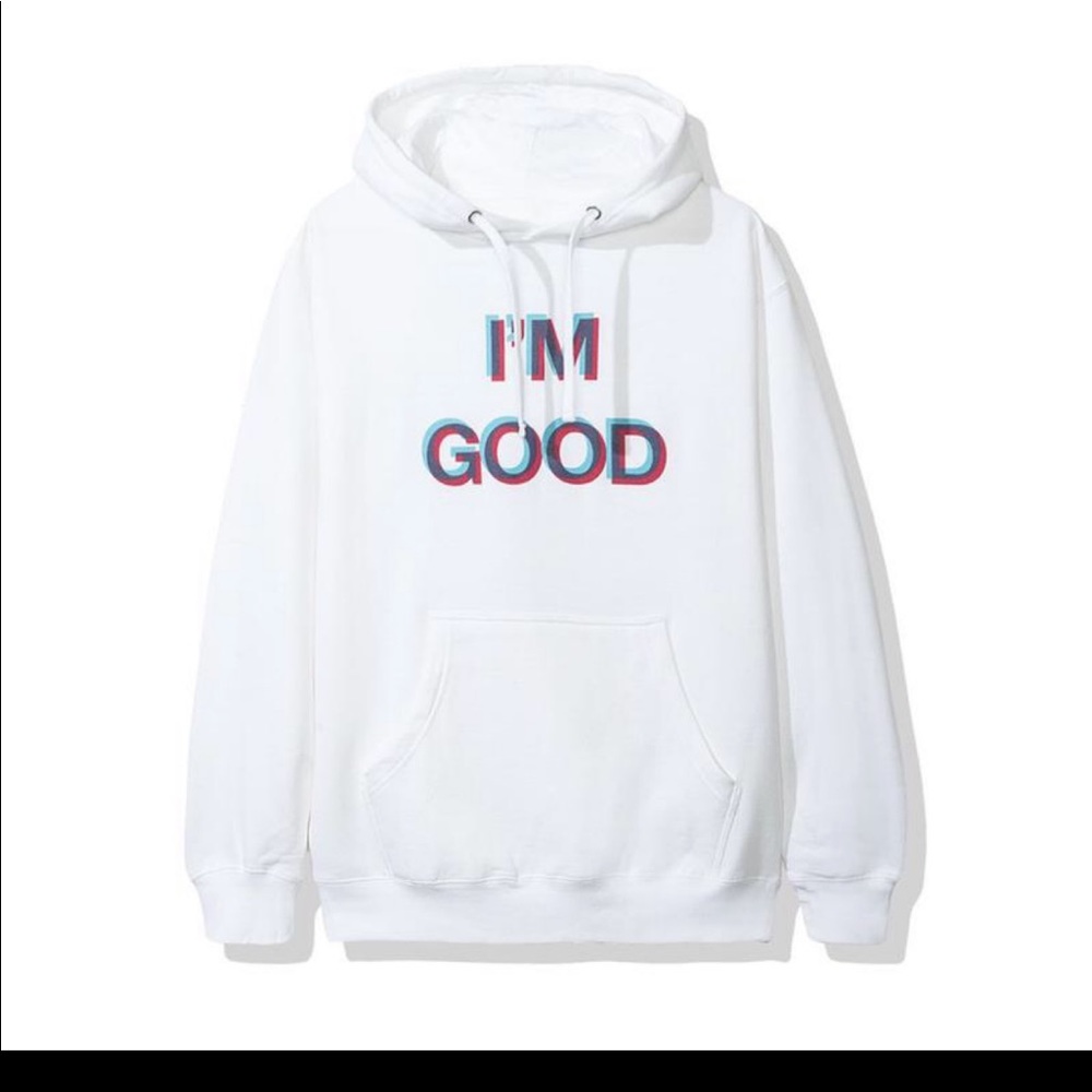 Anti Social Social Club I’m Good white hoodie